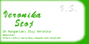 veronika stoj business card